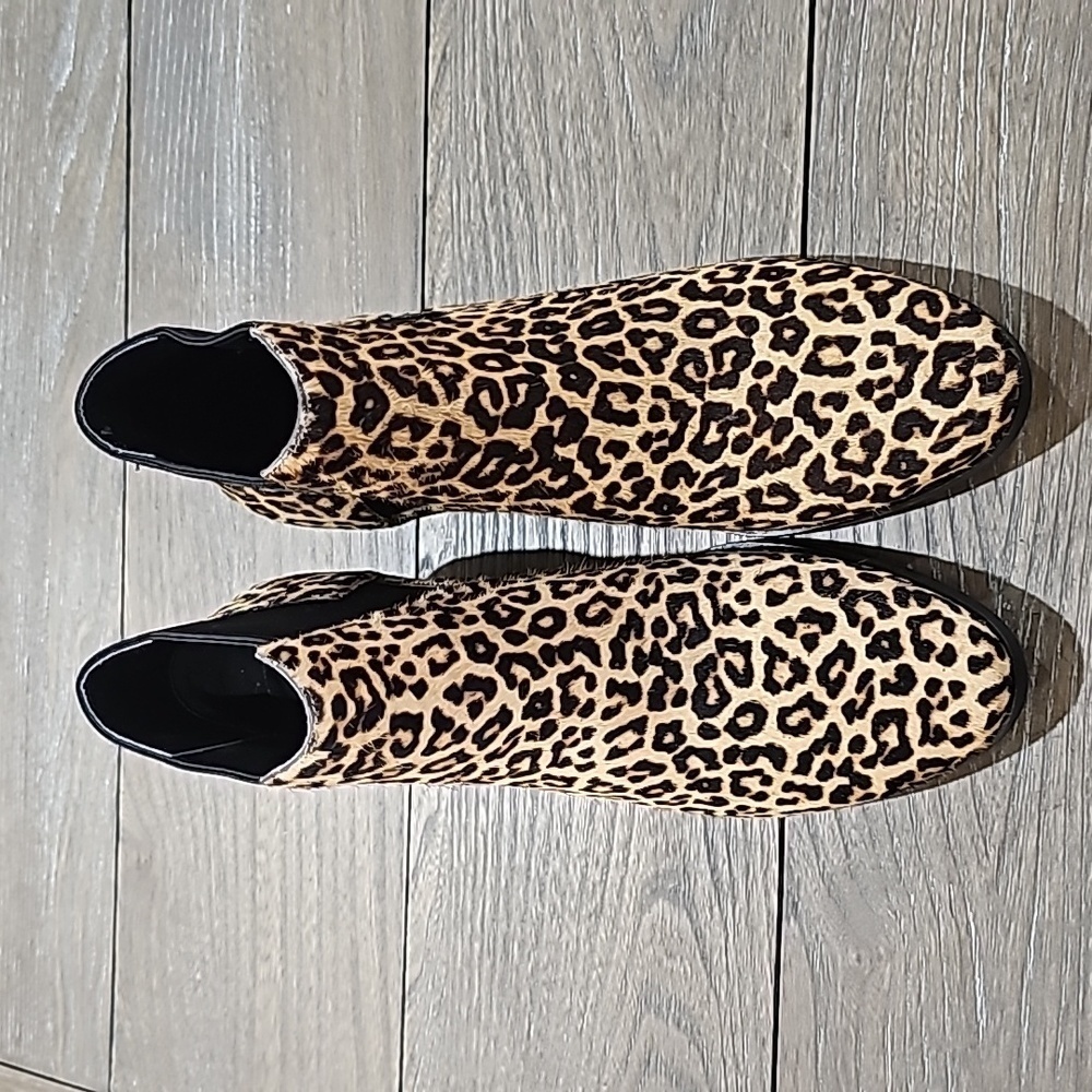Cole Haan Gia Printed Haircalf Ankle Bootie Size 6.5 - Picture 9 of 17